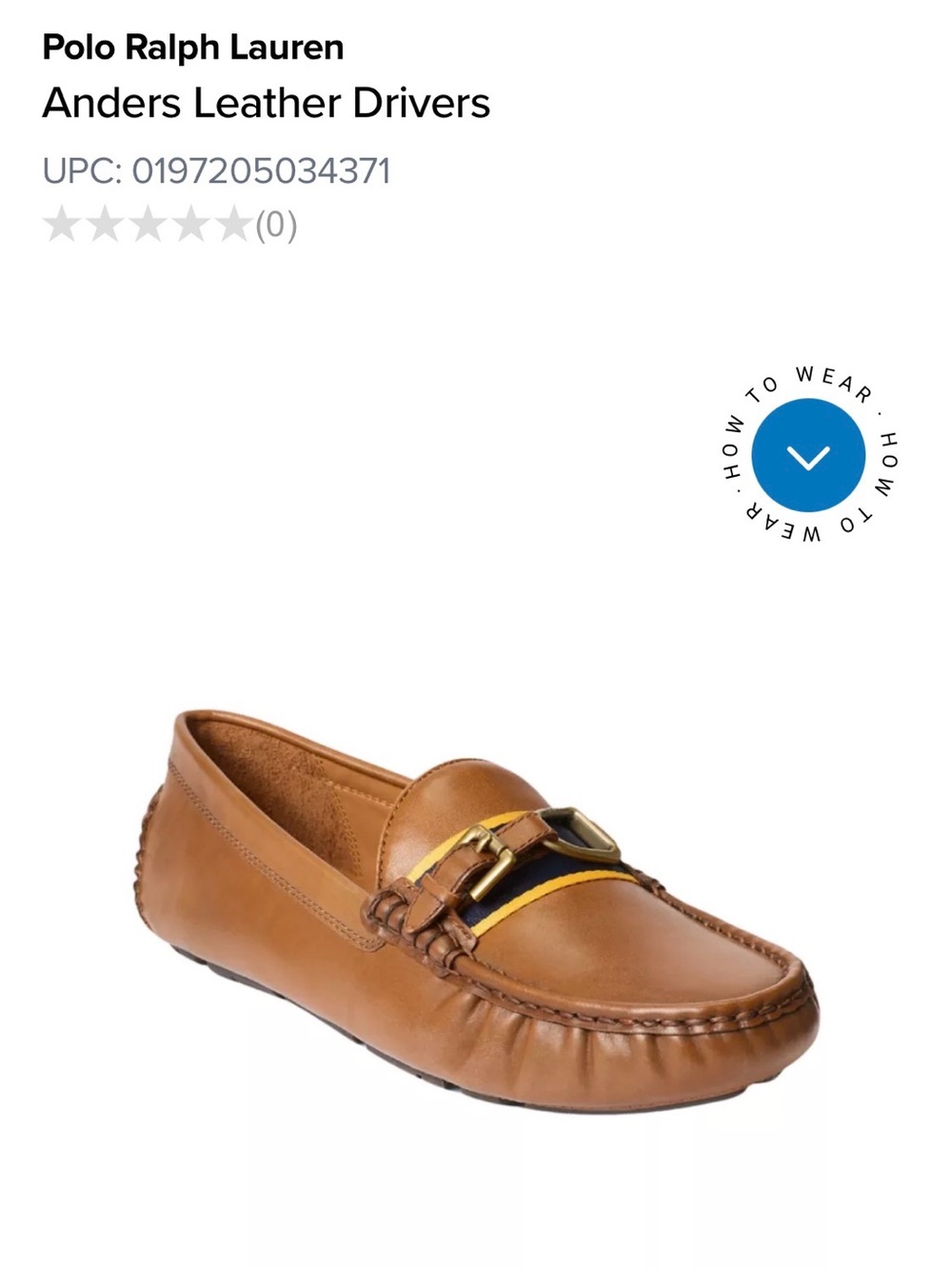 Polo Ralph Lauren Leather Driving shoes
